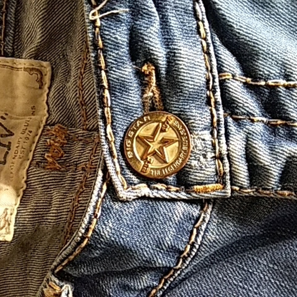 Big Star Blue Jeans 31x33.5 - Picture 7 of 12